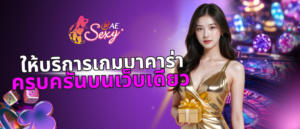 ผู้ให้บริการด้านเกมบาคาร่าครบครันบนเว็บเดียว